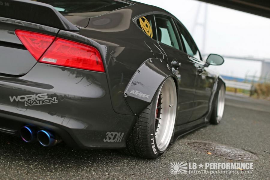 Детали экстерьера Audi S7 Sportback by Liberty Walk 2017 года  (фото 4 из 6)